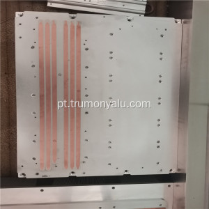 Design de dissipador de calor de espátula de alumínio com cobre
